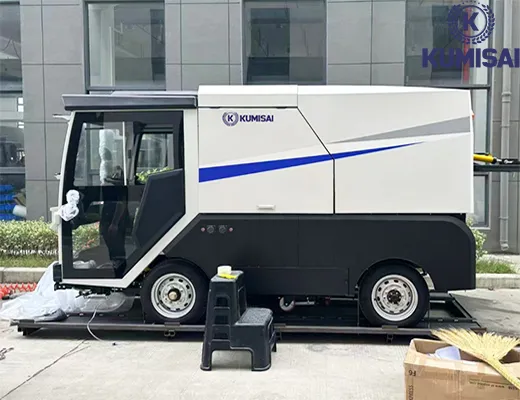 Xe quét rác ngồi lái Kumisai KMS - 1000L - 7